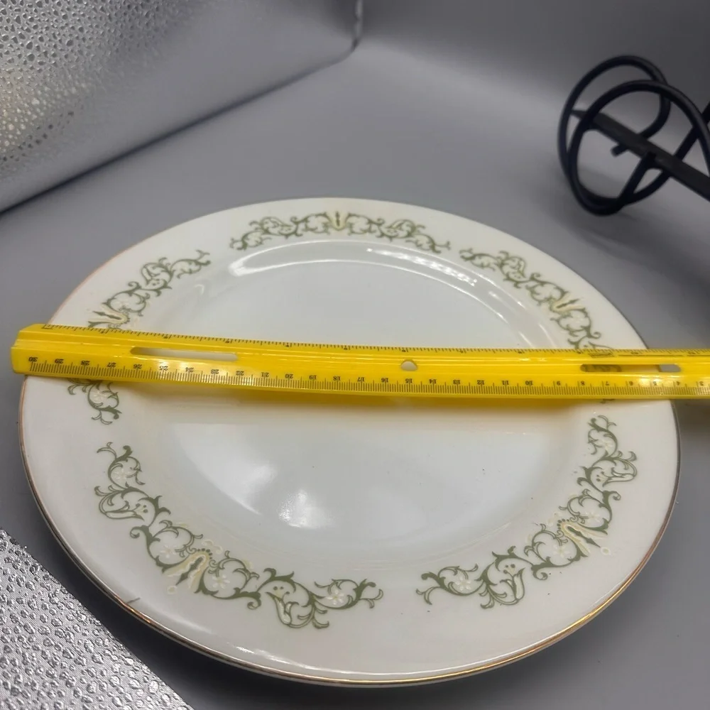 Bell Flower fine China by Japan dinner plates (4)